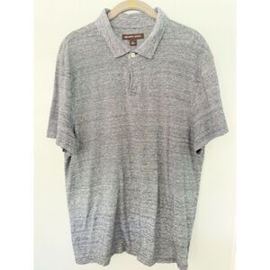 Michael Kors Polo Shirt Size XL Gray Short Sleeve Top Collared Mens Casual Shirt